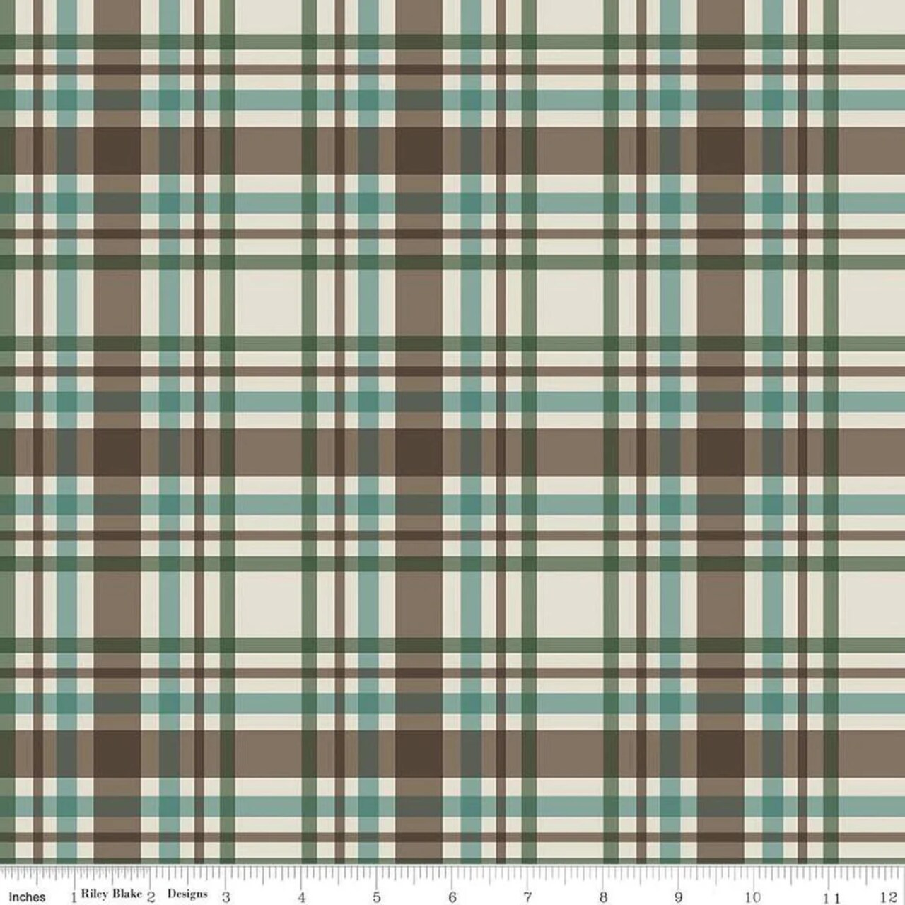 Fabric Riley Blake Off White Plaid by the Quarter Yard C15123-OFFWHITE